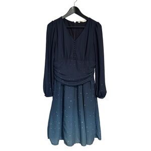 eShakti Wayward Fancies Ombre Star Crepe Dress <3 WITH POCKETS!!!